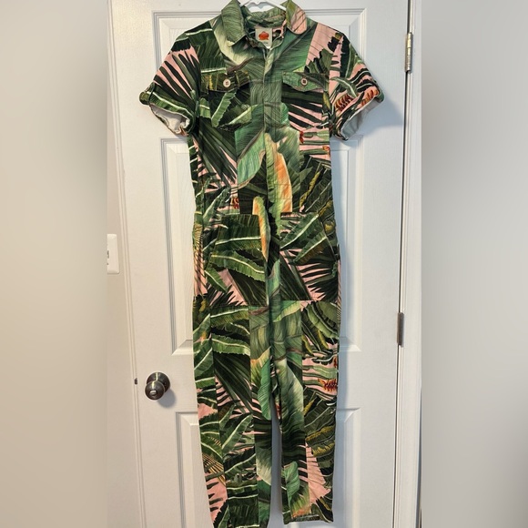Farmrio Tropical Print Jumpsuit (handmade) - Picture 3 of 9